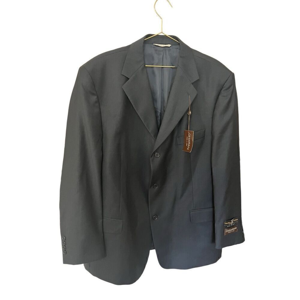 Cesarani navy blazer made in Italy nwt